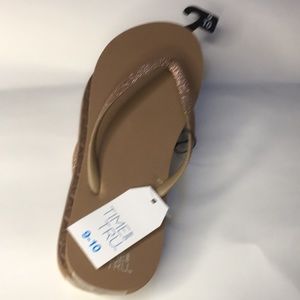 TIME AND TRU Sparkle flip flop